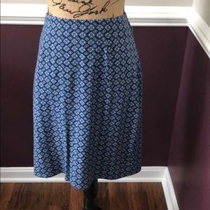 Blue & Green Skirt